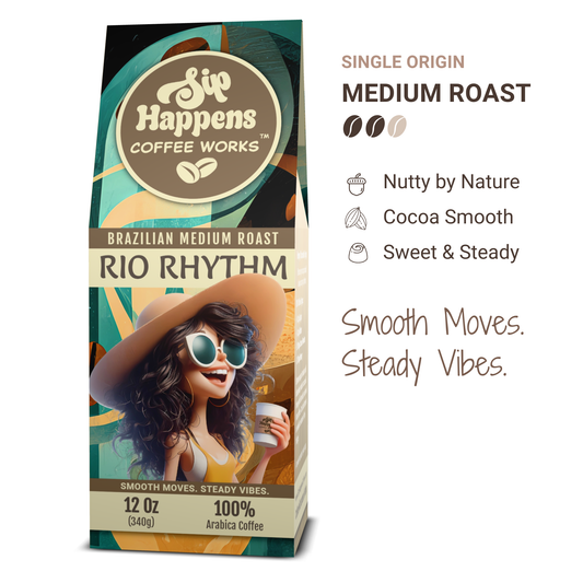 RIO Rhythm | Brazilian Medium Roast Coffee | 12Oz Bag