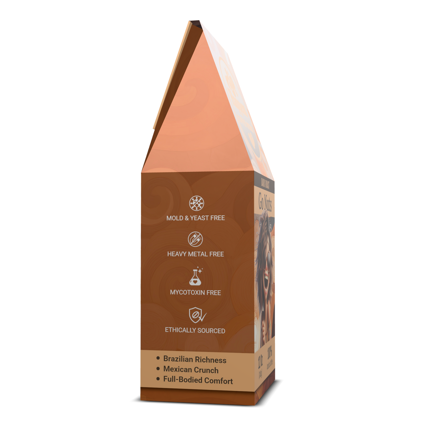 Go Nuts | Dark Roast Coffee | 12Oz Bag