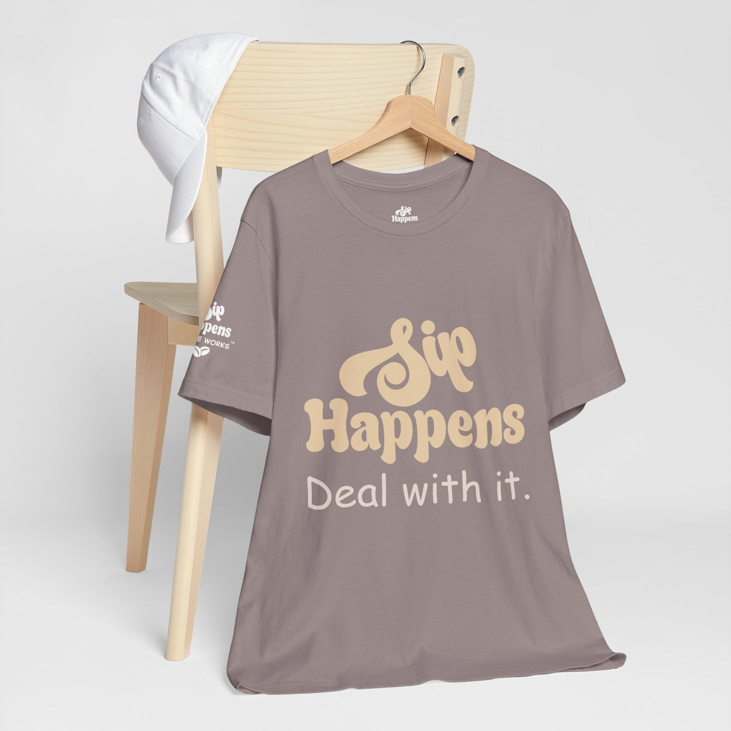 Sip Happens, Deal With It T-Shirt