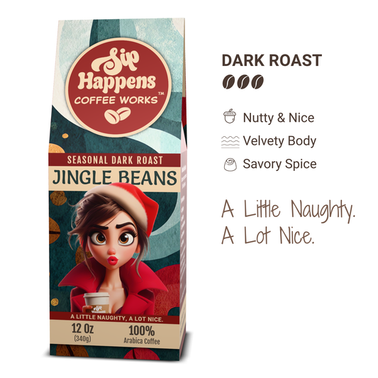 Jingle Beans | Dark Roast Coffee | 12Oz Bag