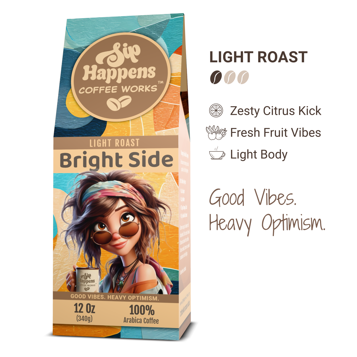 Bright Side | Light Roast Coffee | 12Oz Bag