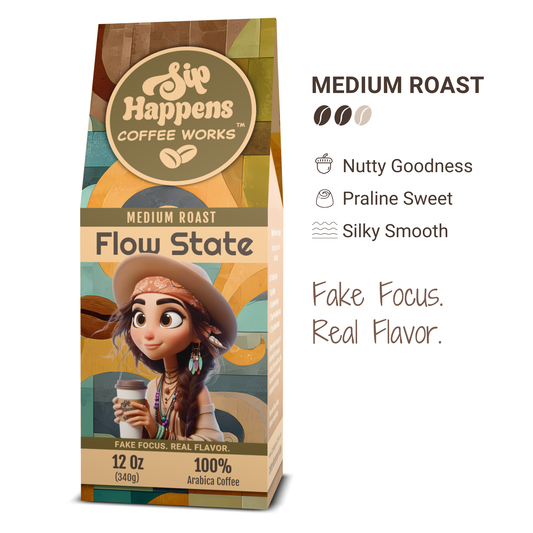 Flow State | Medium Roast Coffee | 12Oz Bag
