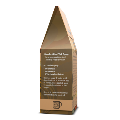 Coffee bag from 'Sip Happens Coffee Works' 