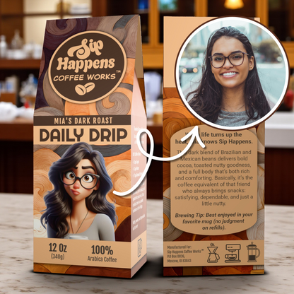 Daily Drip (Personalized Bags)