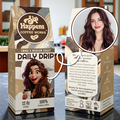 Daily Drip (Personalized Bags)