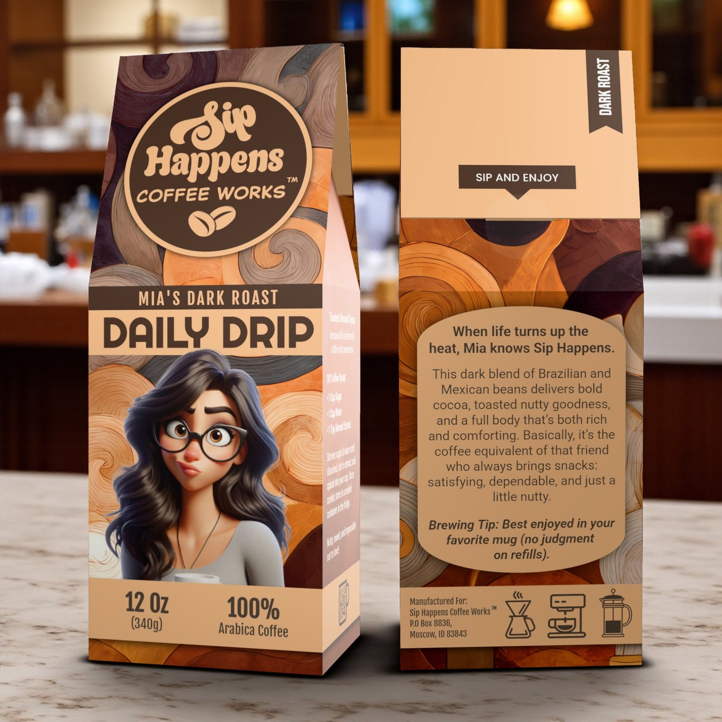 Daily Drip (Personalized Bags)