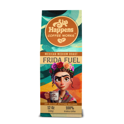 Frida Fuel | Mexican Medium Roast Coffee | 12Oz Bag