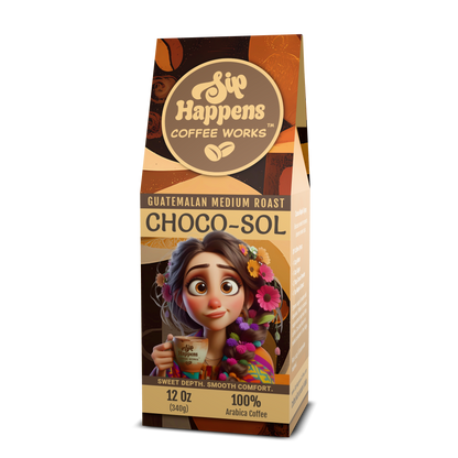 Choco-Sol | Guatemalan Medium Roast Coffee | 12Oz Bag