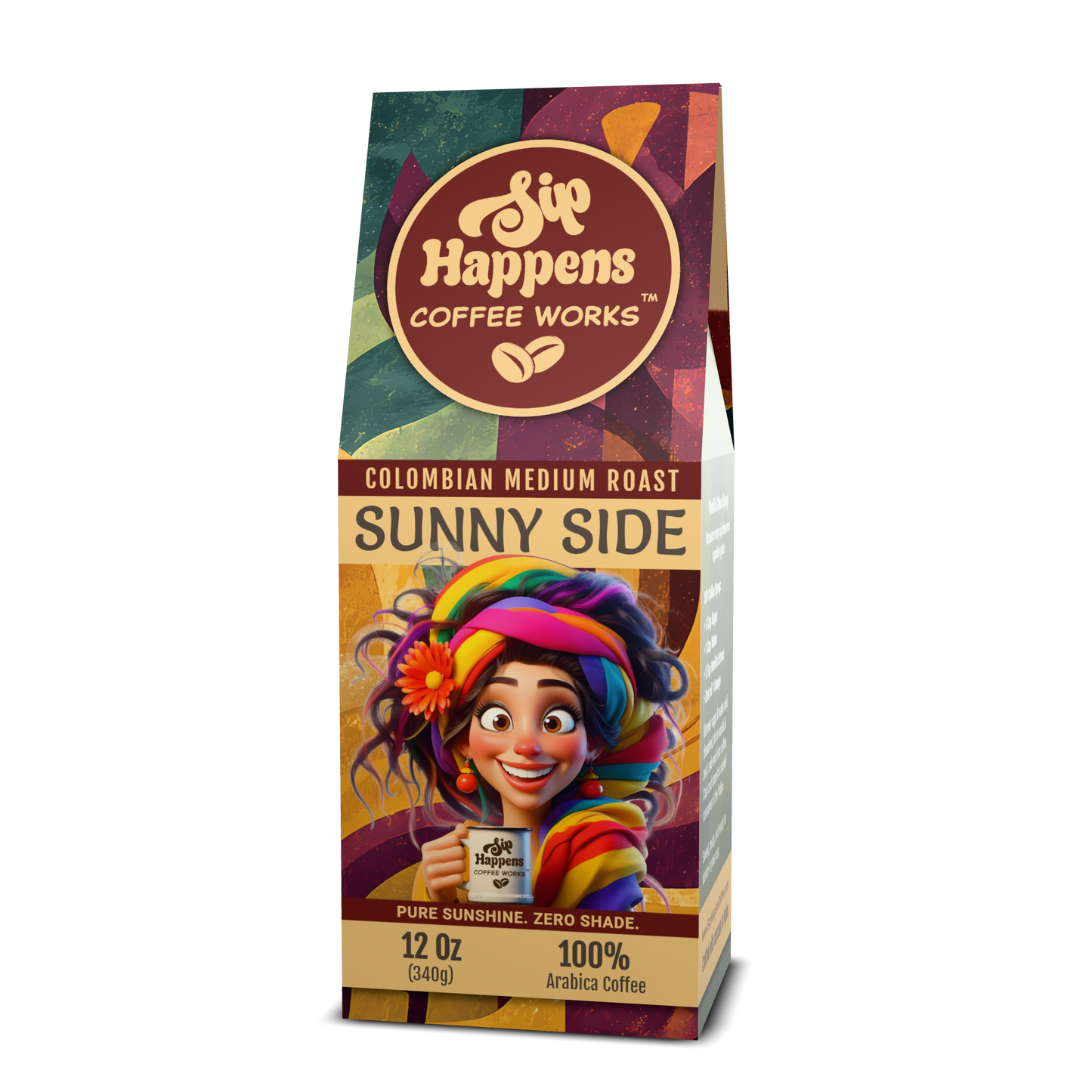 Sunny Side | Colombian Medium Roast Coffee | 12Oz Bag