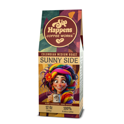 Sunny Side | Colombian Medium Roast Coffee | 12Oz Bag