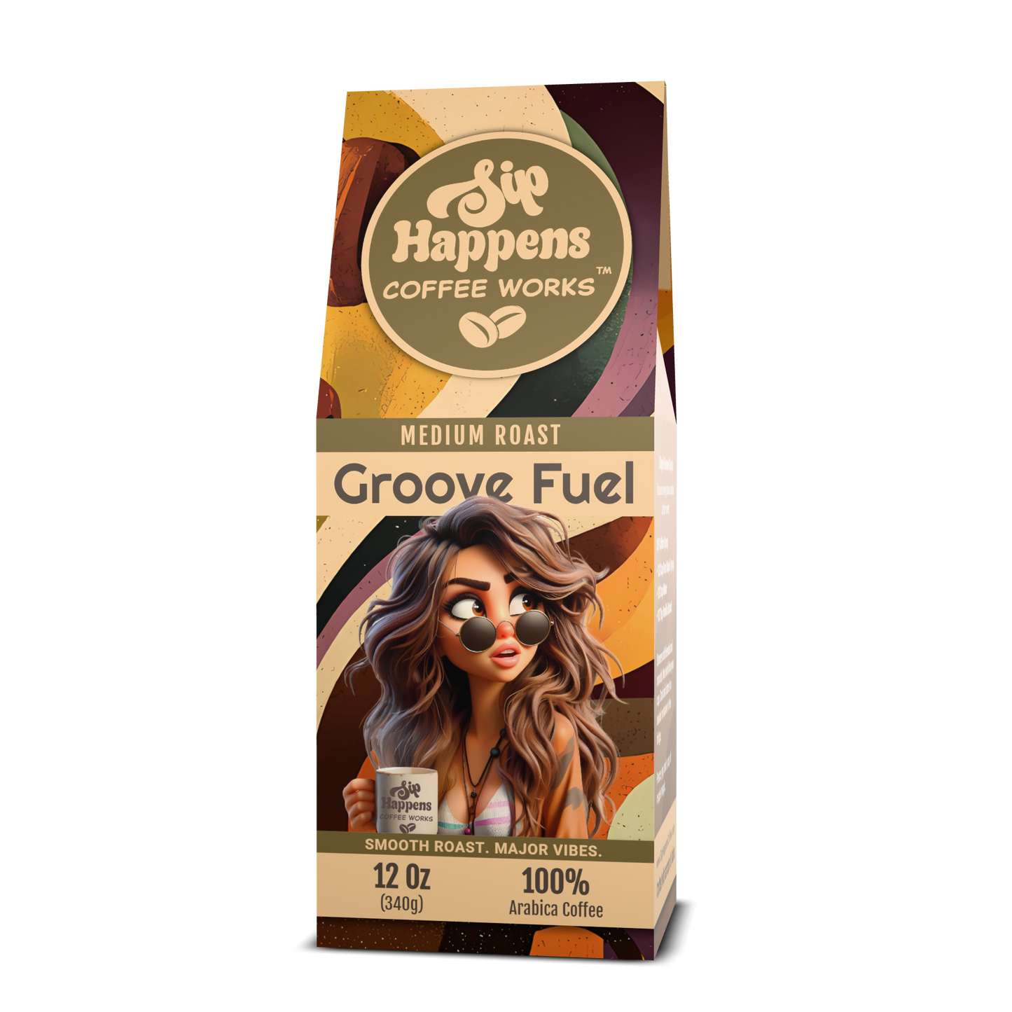 Groove Fuel | Medium Roast Coffee | 12Oz Bag
