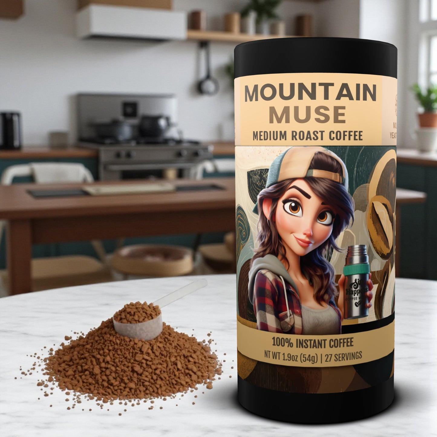 Mountain Muse | Papua New Guinea Instant Coffee | 27 Servings