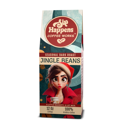 Jingle Beans | Dark Roast Coffee | 12Oz Bag