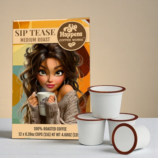Sip Tease Coffee Pods 12ct | Medium Roast Mold-Free