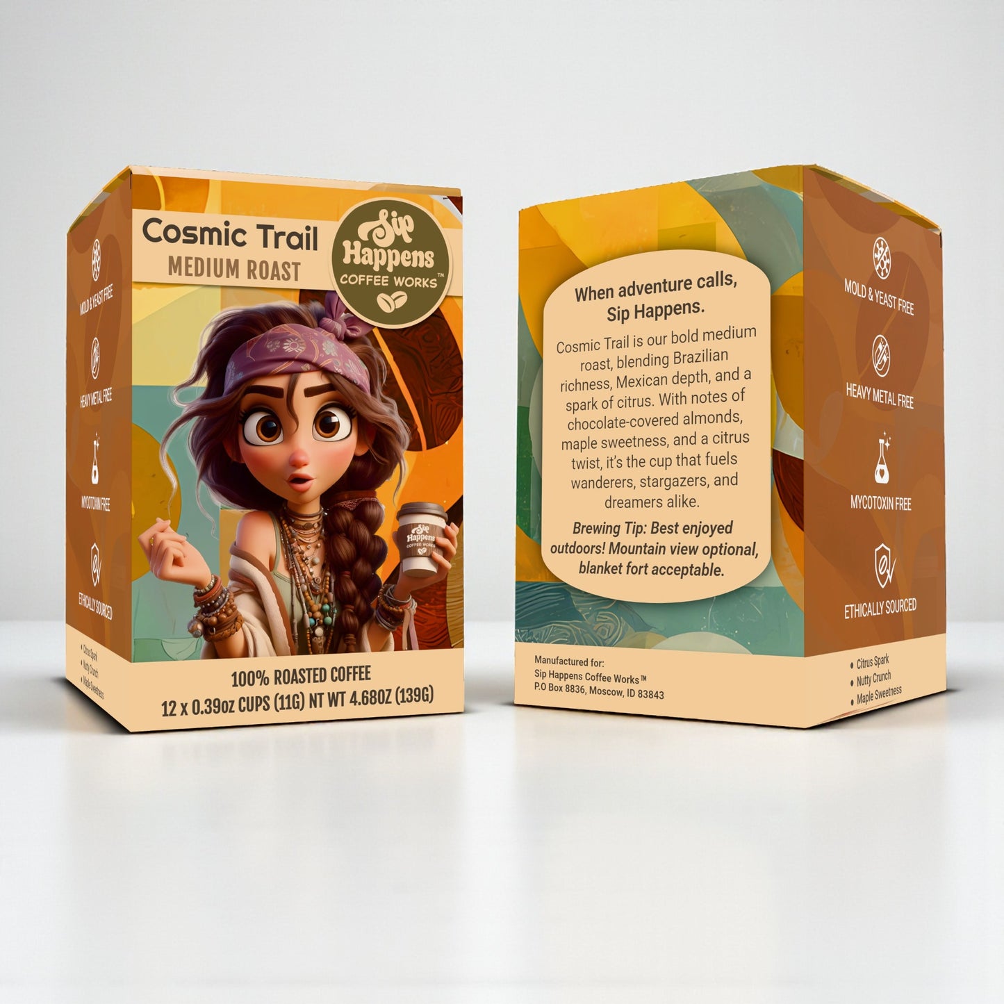Cosmic Trail Coffee Pods – 12ct - Medium Roast