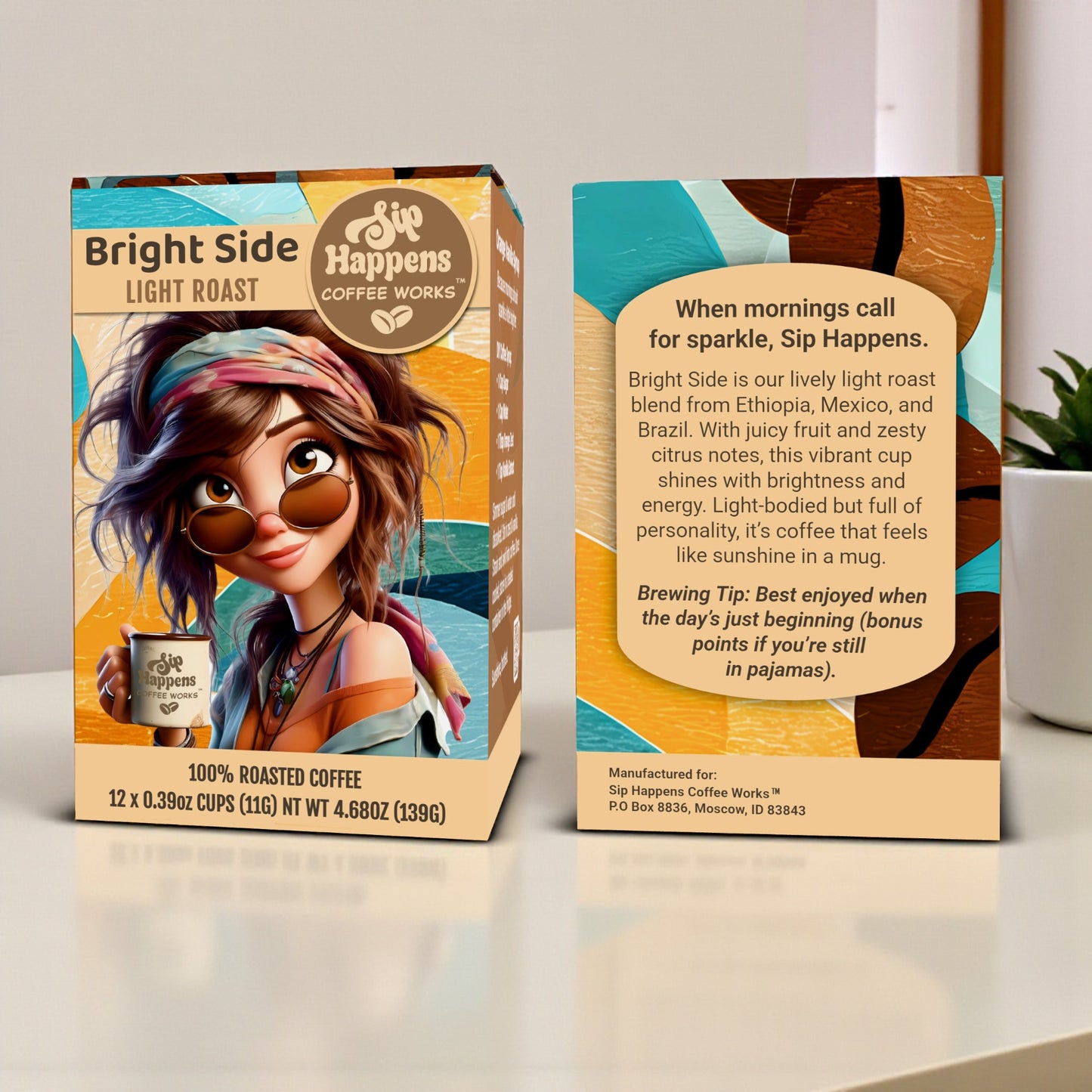 Bright Side Coffee Pods – 12ct - Light Roast