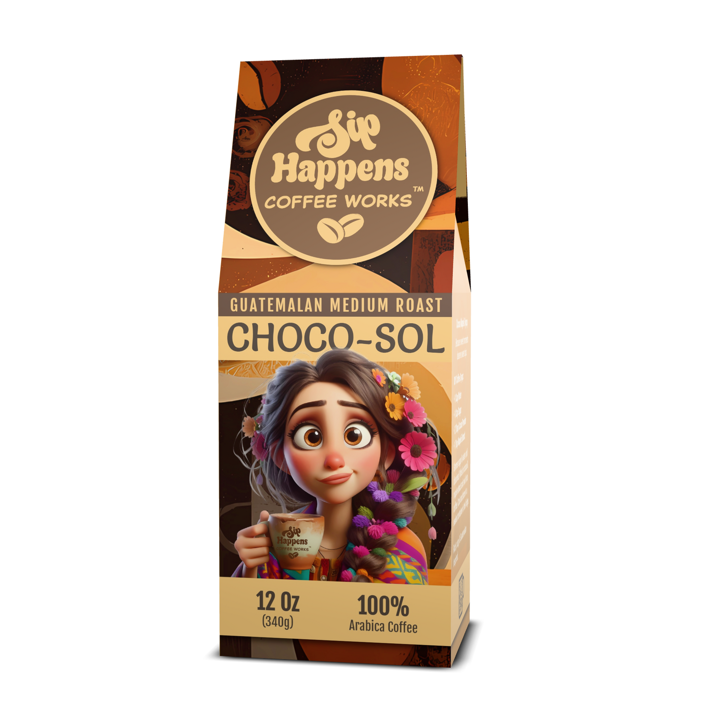 Choco-Sol | Guatemalan Medium Roast Coffee | 12Oz Bag