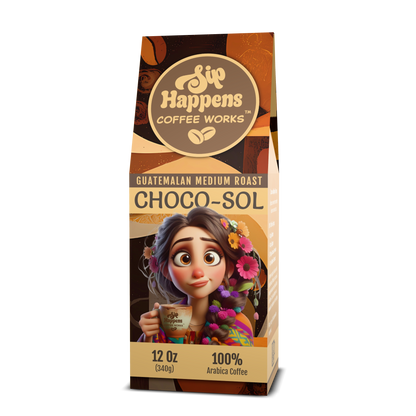 Choco-Sol | Guatemalan Medium Roast Coffee | 12Oz Bag