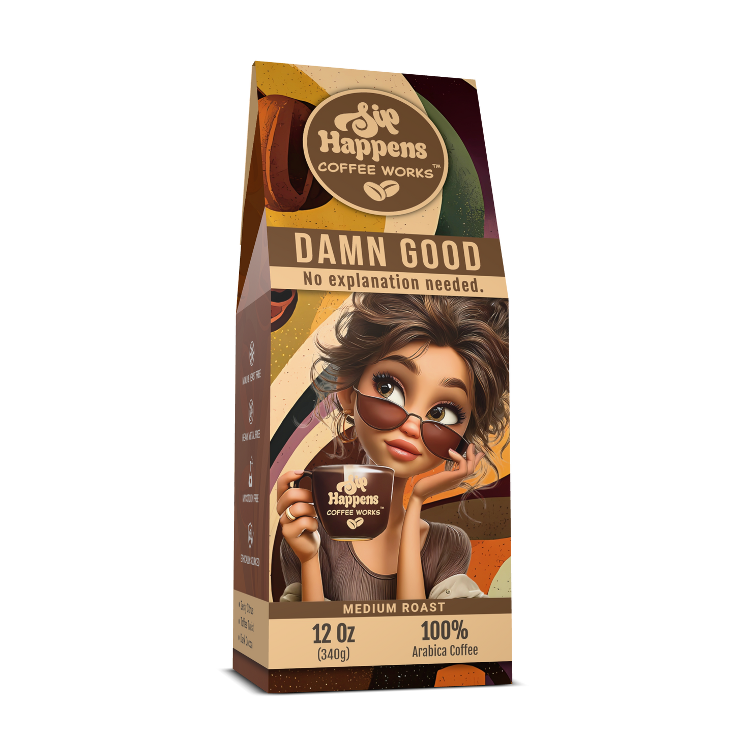 DAMN GOOD | Medium Roast Coffee | 12Oz Bag