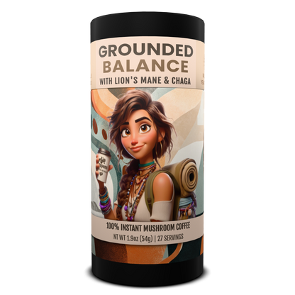 Grounded Balance | Papua New Guinea Instant Mushroom Coffee | 27 Servings