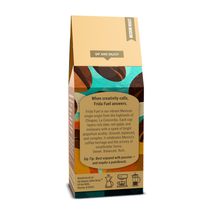 Frida Fuel | Mexican Medium Roast Coffee | 12Oz Bag