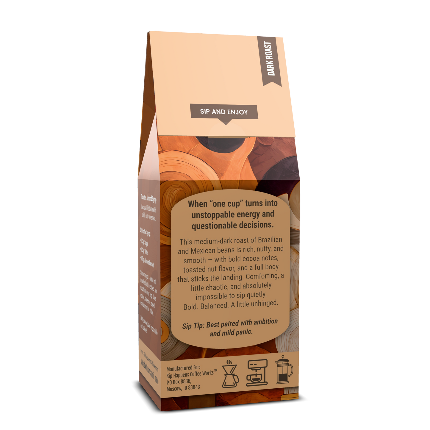 Go Nuts |  Dark Roast Coffee | 12Oz Bag