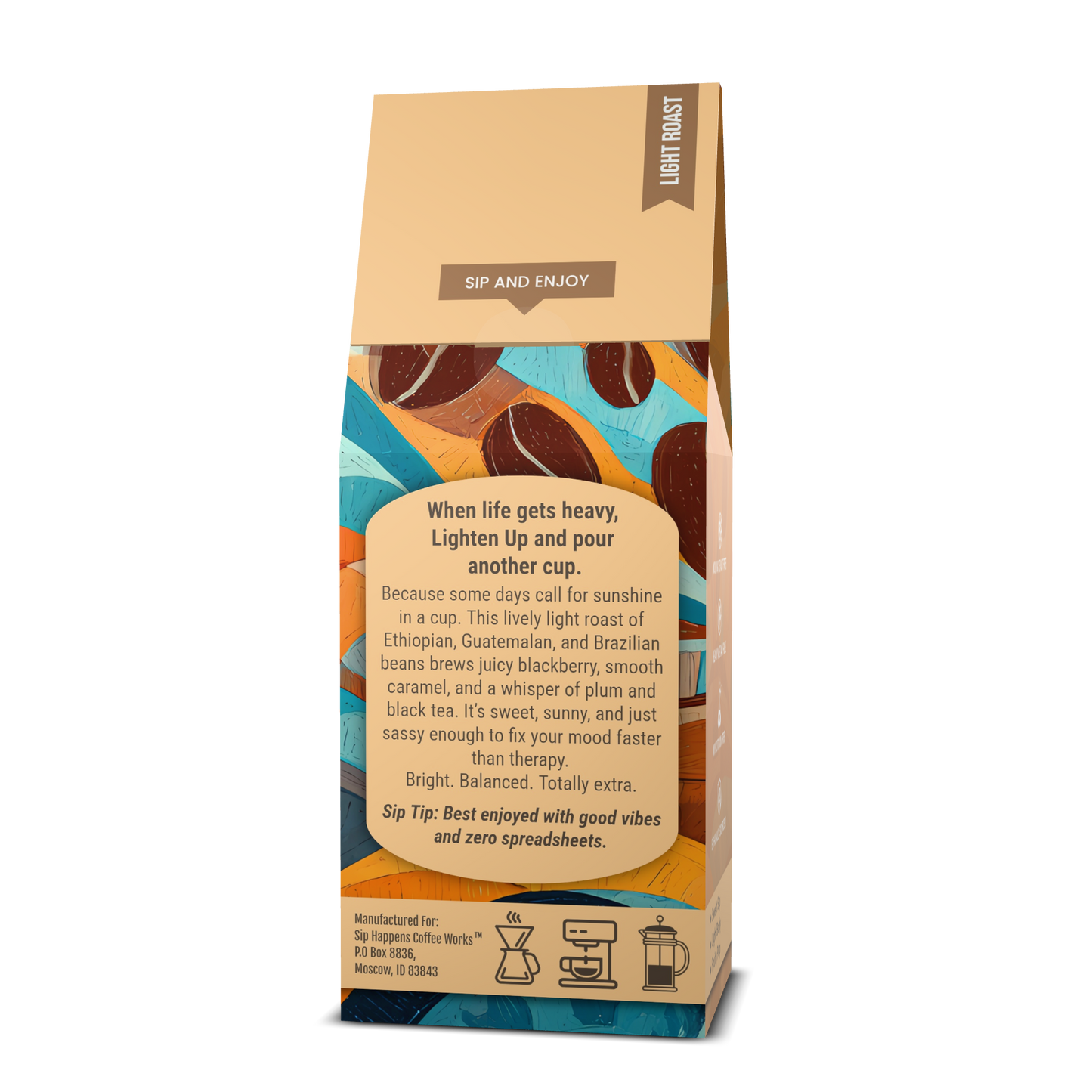 Lighten Up | Light Roast Coffee | 12Oz Bag