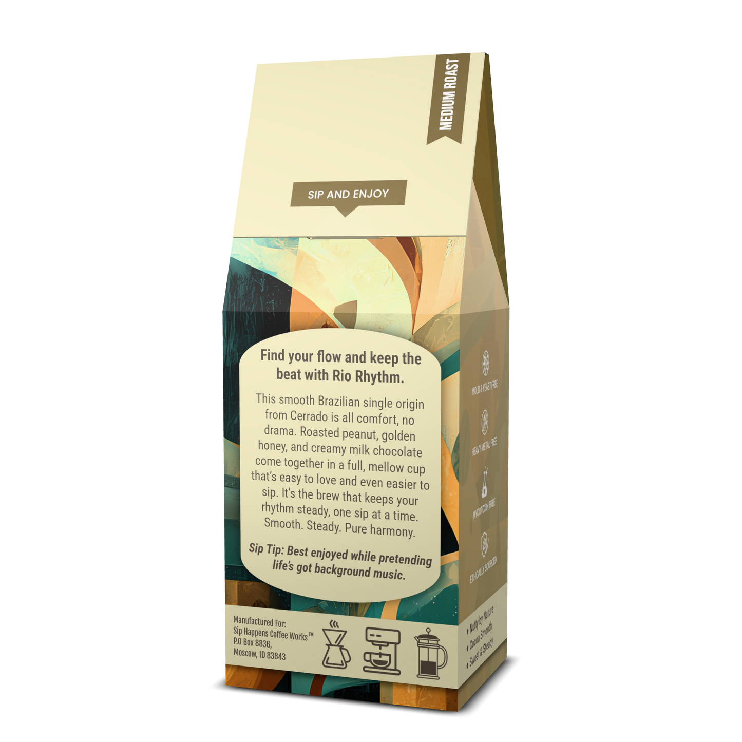 RIO Rhythm | Brazilian Medium Roast Coffee | 12Oz Bag