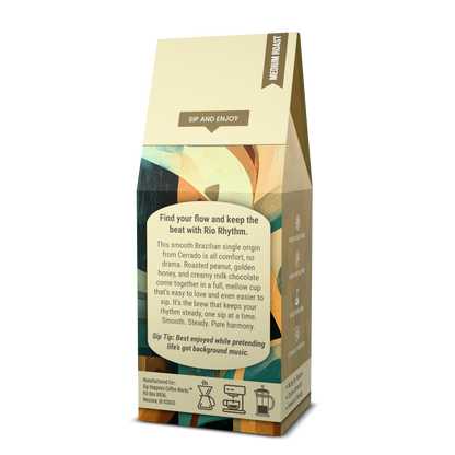 RIO Rhythm | Brazilian Medium Roast Coffee | 12Oz Bag