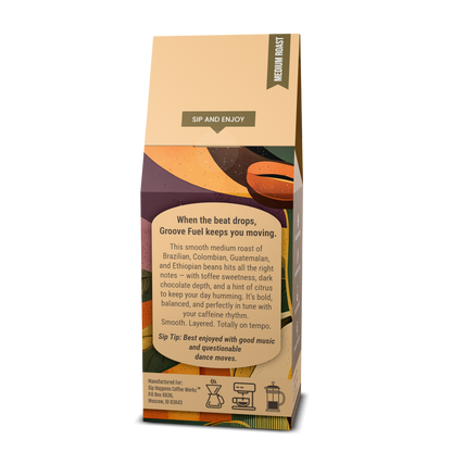Groove Fuel | Medium Roast Coffee | 12Oz Bag