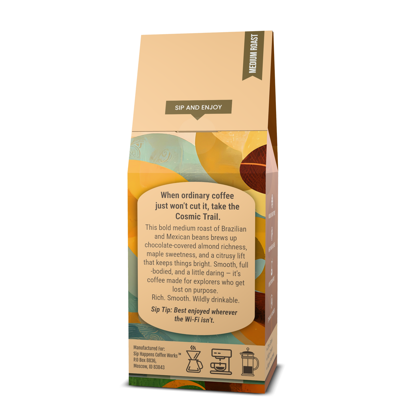 Cosmic Trail | Medium Roast Coffee | 12Oz Bag