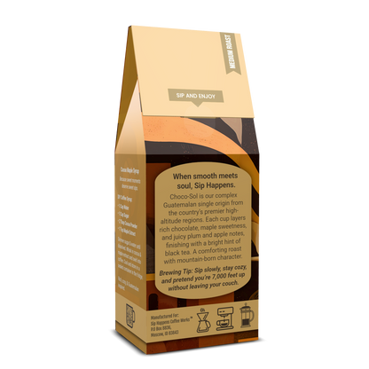 Choco-Sol | Guatemalan Medium Roast Coffee | 12Oz Bag
