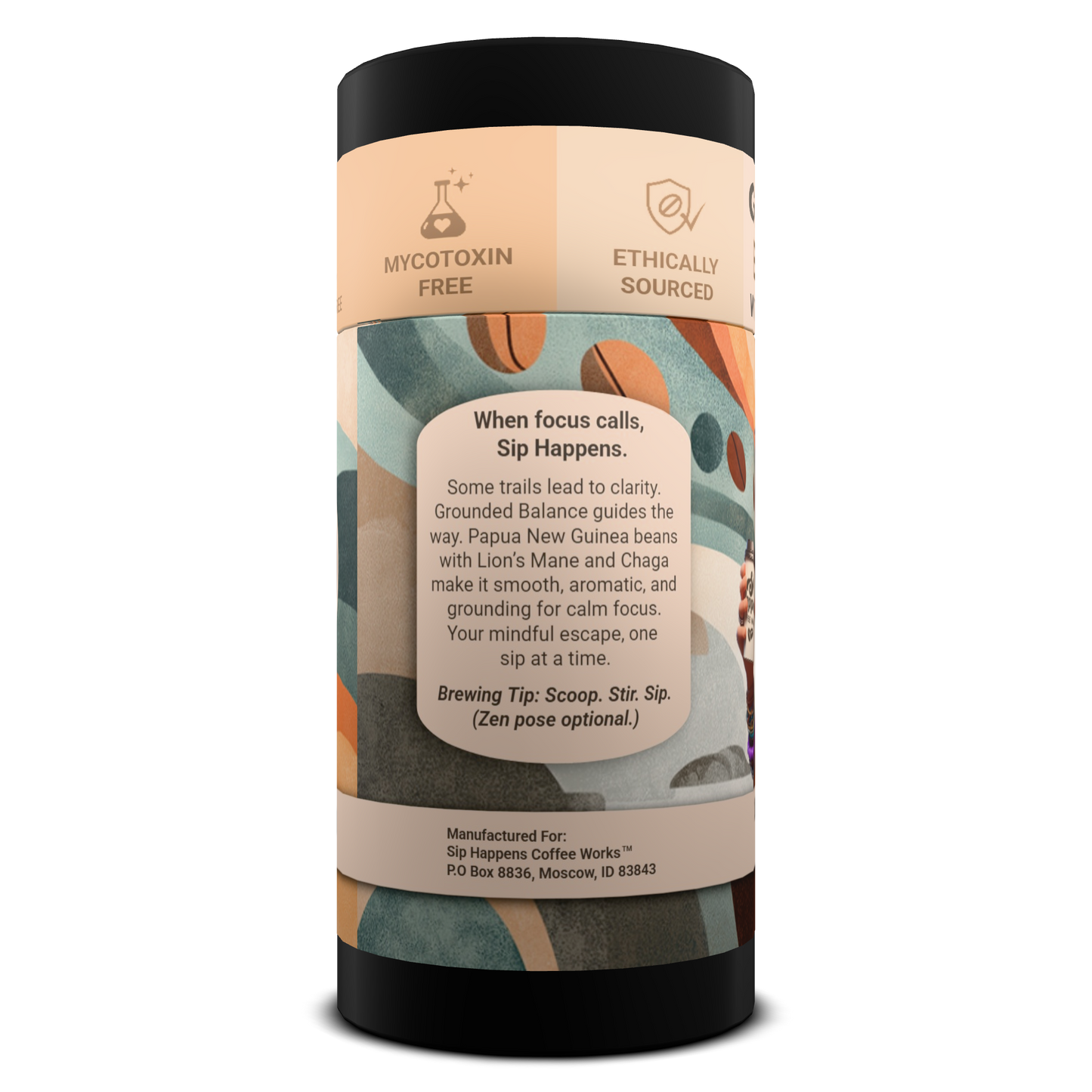 Grounded Balance | Papua New Guinea Instant Mushroom Coffee | 27 Servings