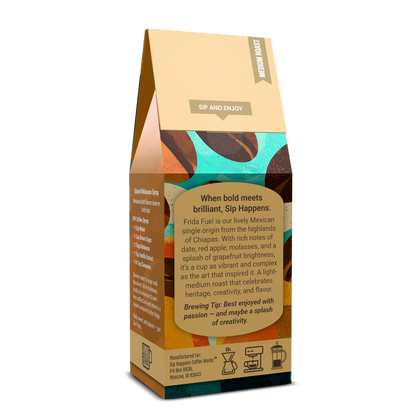 Frida Fuel | Mexican Medium Roast Coffee | 12Oz Bag