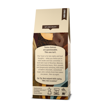 PLOT TWIST | Dark Roast Coffee | 12Oz Bag