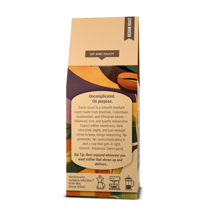 DAMN GOOD | Medium Roast Coffee | 12Oz Bag