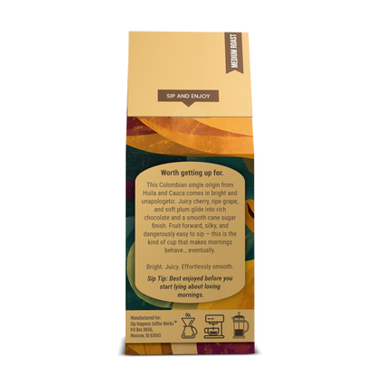 Sunlit Colombian Medium Roast | Mold-Free 12oz Coffee