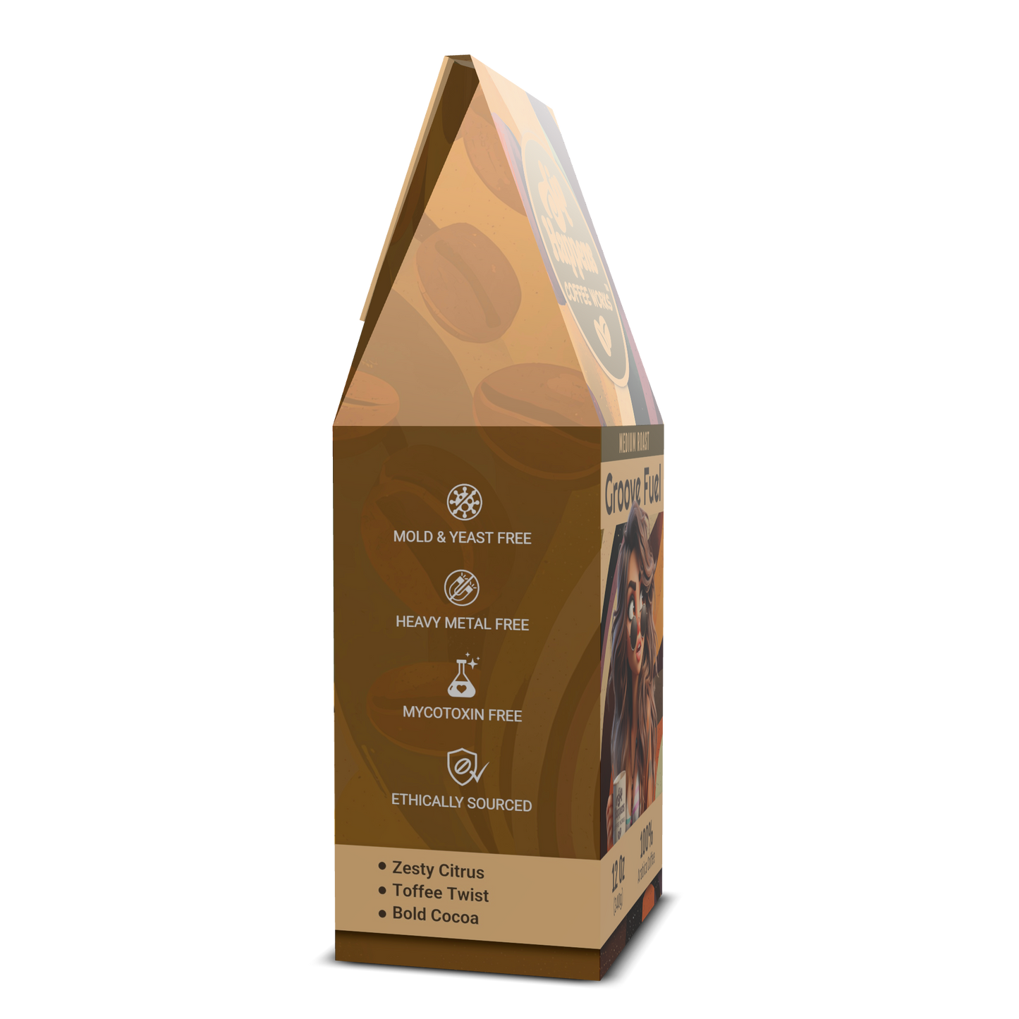 Groove Fuel | Medium Roast Coffee | 12Oz Bag